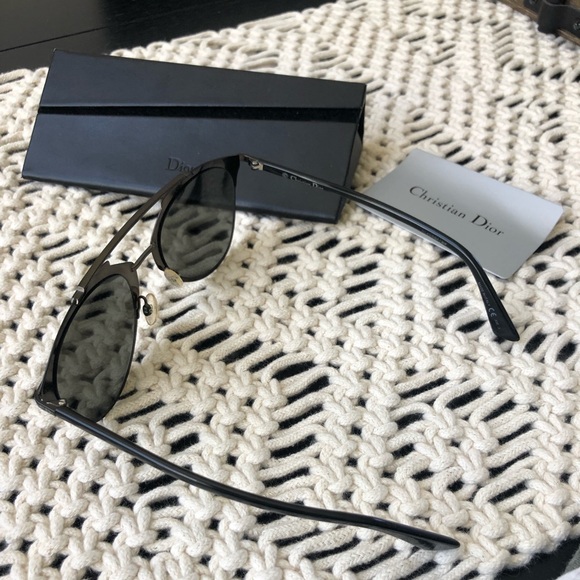 Dior Reflected 52mm Brow Bar Sunglasses - Picture 4 of 8